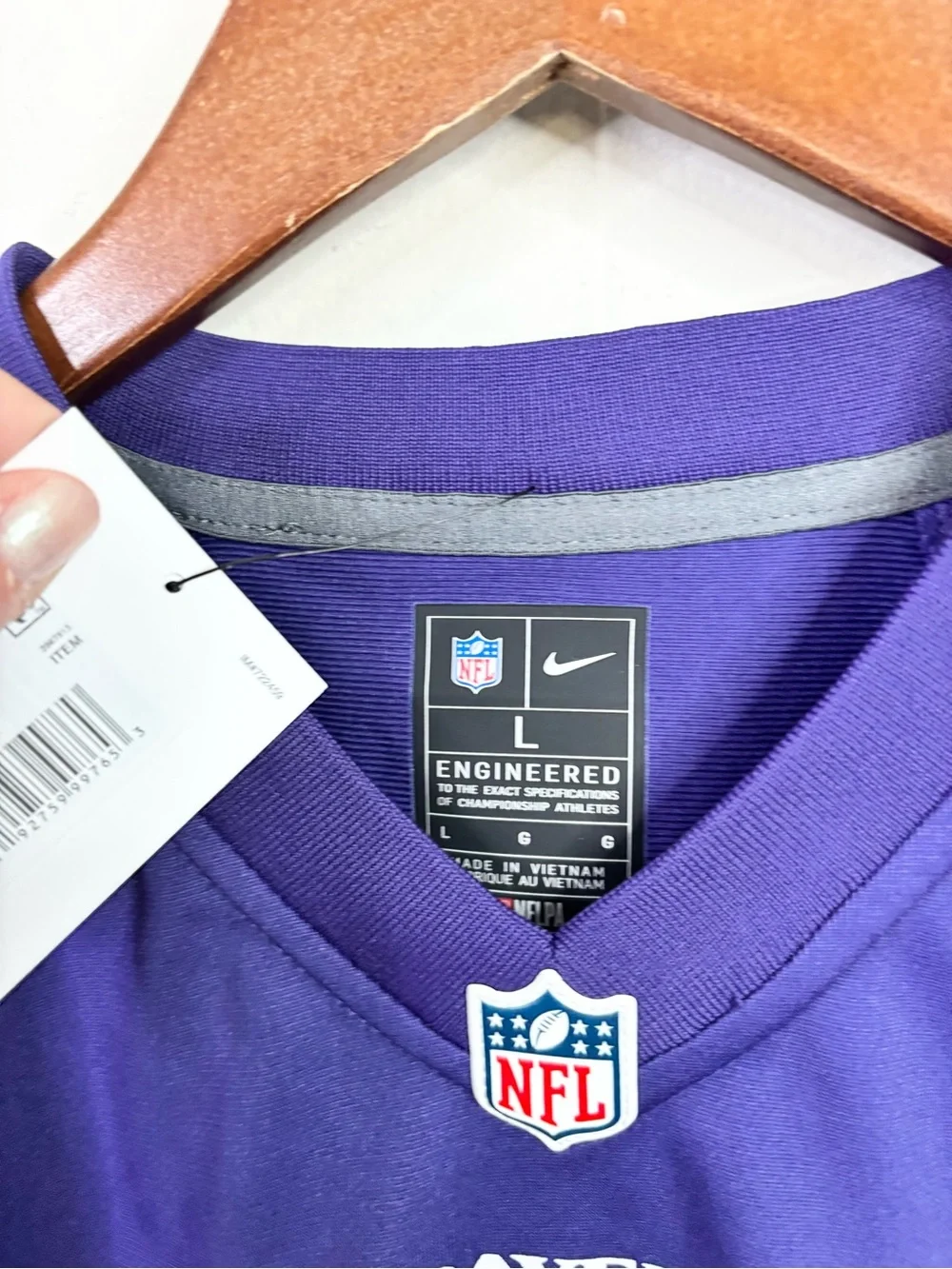 Baltimore Ravens Youth Derrick Henry #22 purple Jersey Size L (14/16) NWT Nike